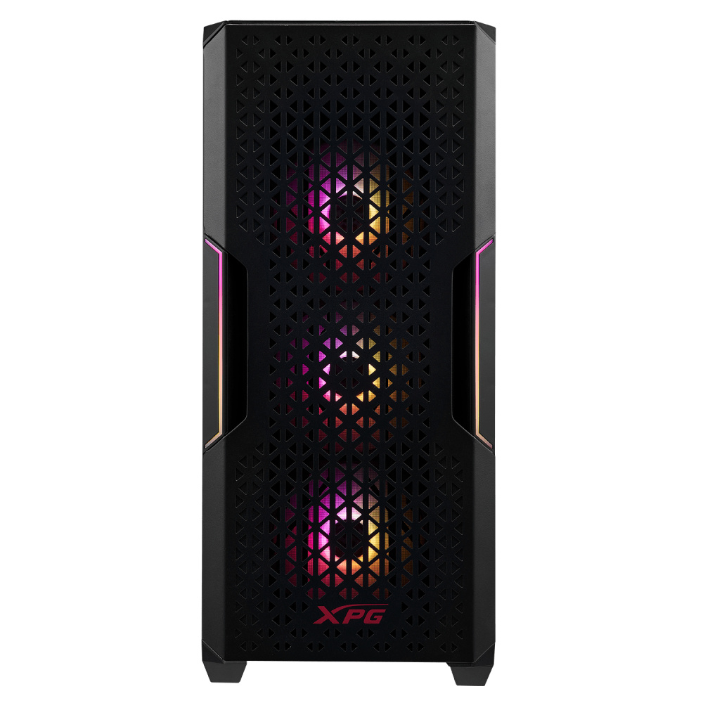 Gabinetes | XPG STARKERAIR-BKCWW — Gabinete Starker Air, Midi-Tower, ATX/Micro-ATX/Mini-ITX, USB 3.0, sin Fuente, 2 Ventiladores Instalados, Negro