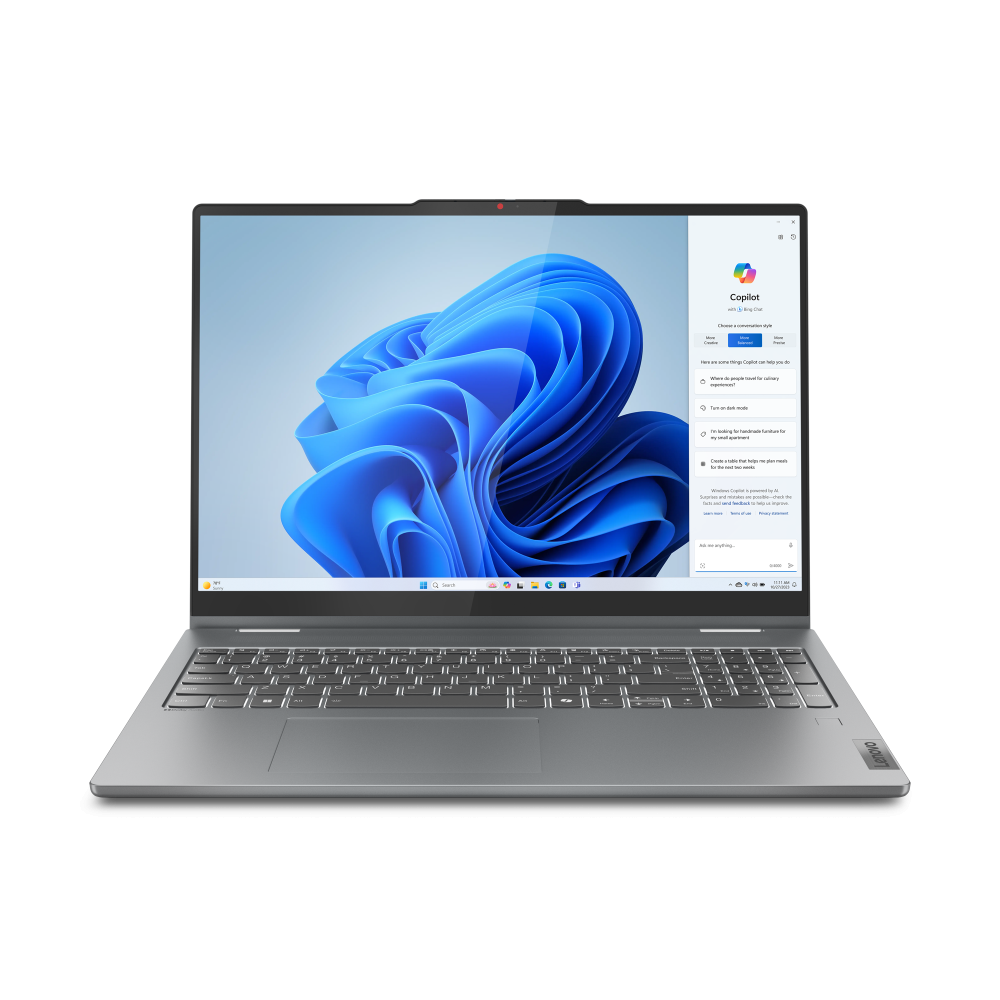 Laptops | LENOVO 83DS0056US-ROW — Laptop IdeaPad 5, 16" 1920x1200 WUXGA Táctil, AMD Ryzen 7 8845HS, 16GB, 1TB SSD, Windows 11 Home, Inglés