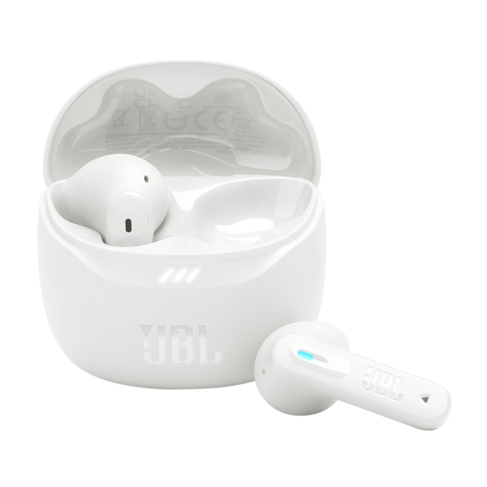 Audífonos Intrauriculares | JBL JBLTFLEX2GWHTAM — Audífonos Intrauriculares con Micrófono Tune Flex 2, Inalámbrico, Bluetooth, Cancelación de Ruido, Blanco
