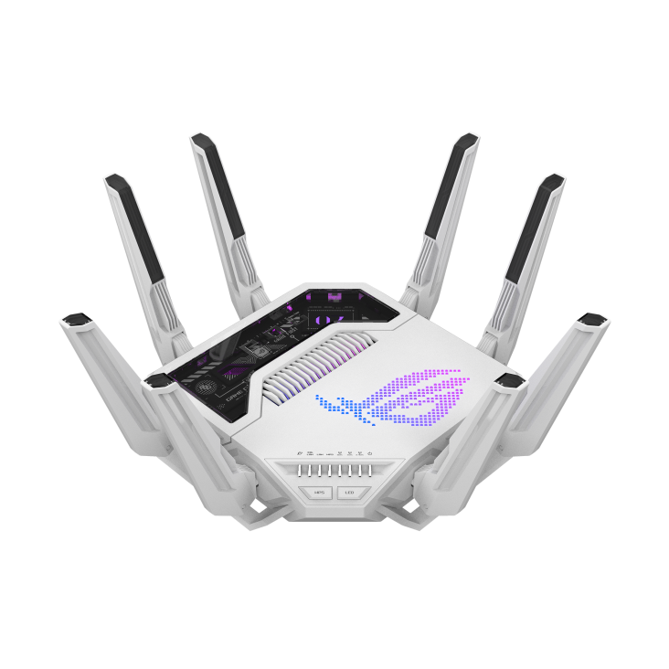 Router | ASUS GT-BE19000AI — Router Gaming MU-MIMO Firewall, Wi-Fi 7, 7 x RJ-45 11529 Mbit/s WLAN, Alámbrico/Inalámbrico, Triple Banda 2.4/5/6 GHz, 8 Antenas Externas