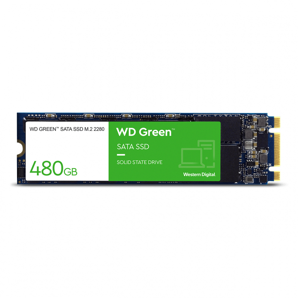 SSD | WESTERN DIGITAL WDS480G3G0B — SSD WD Green, 480GB, SATA III, M.2
