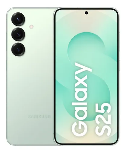Celulares | SAMSUNG SAM-S25-12+256-MENTA-SD — Galaxy S25 5G 6.2" Dual SIM, 256GB, 12GB RAM, Verde