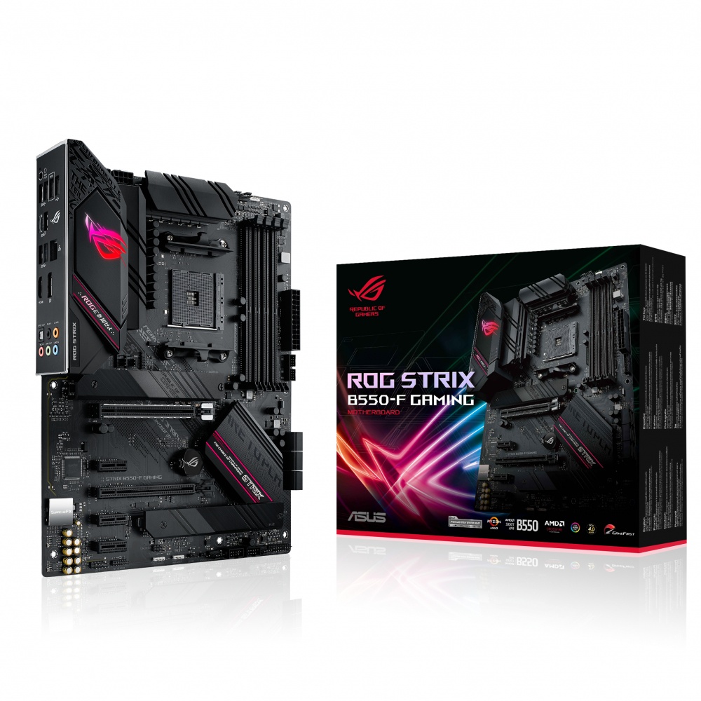Tarjetas Madre | ASUS 90MB14S0-M0AAY0 — Tarjeta Madre ATX ROG STRIX B550-F GAMING, S-AM4, AMD B550, HDMI, 128GB DDR4 para AMD ― Requiere Actualización de BIOS para la Serie Ryzen 5000