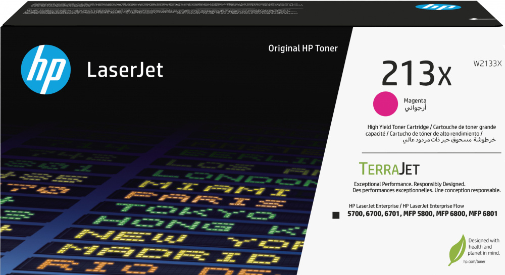 Tóner | HP W2133X — Tóner 213X Alto Rendimiento Magenta, 6.000 Páginas