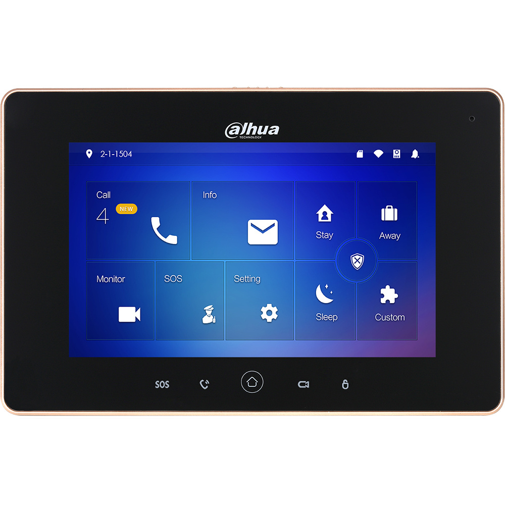 Videoporteros | DAHUA DHI-VTH5221D-S2 — Videoportero , Monitor 7", Inalámbrico/Alámbrico, Negro