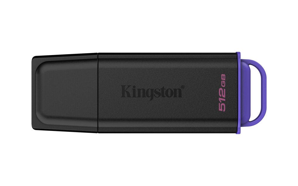 Memorias USB | KINGSTON DTXG2/512GB — Memoria USB DTXG2, 512GB, USB-A 3.0, Lectura 100MB/s, Escritura 20MB/s, Negro