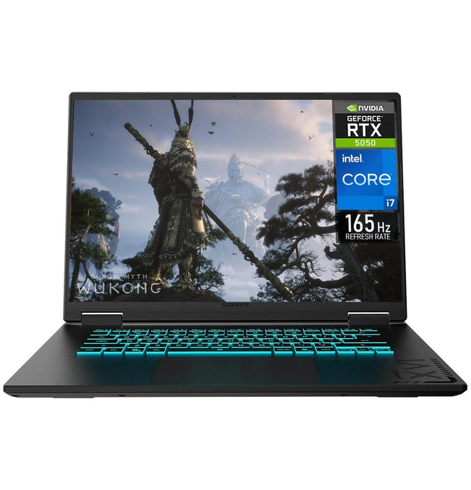 Laptops | GIGABYTE GA16E-5050CI7321TM — Laptop Gamer A16, 16" 1920x1200, Intel Core i7-13620H, NVIDIA GeForce RTX 5050, 32GB, 1TB SSD, Windows 11 Home, Español