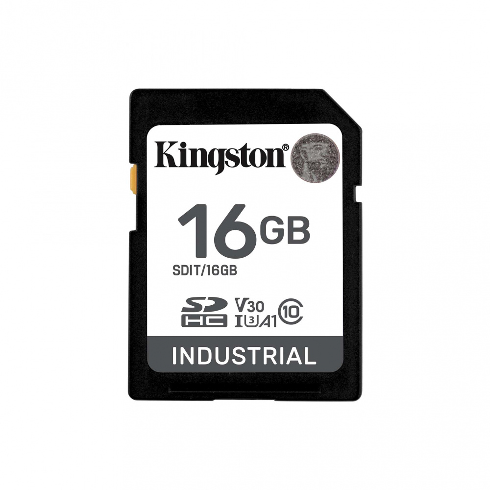 Memorias Flash | KINGSTON SDIT/16GB — Memoria Flash Industrial SD, 16GB SDXC UHS-I Clase 10