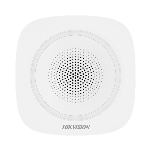 Sirenas | HIKVISION DS-PS1-I-WB(B) — Sirena con Estrobo , para Interior, Inalámbrico, 110dB