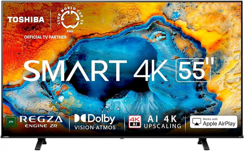 Pantallas | TOSHIBA 55C350NM — Smart TV LED 55", 4K Ultra HD, Negro