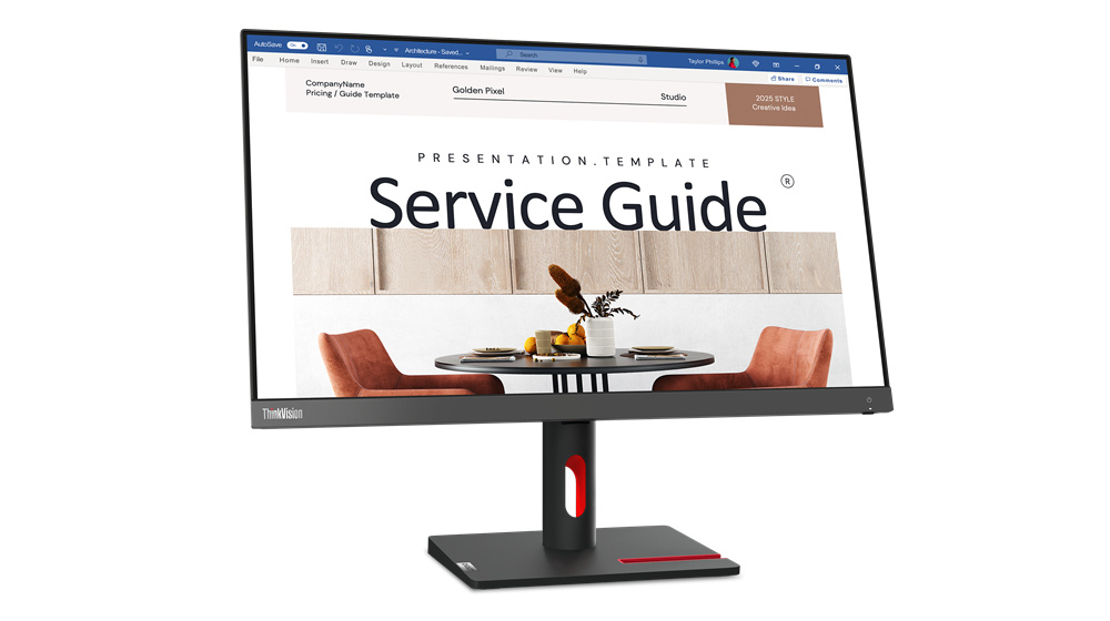 Monitores | LENOVO 63DEKAR3LA — Monitor ThinkVision S24i-30 LED 23.8", 1920x1080 Full HD, 100Hz, HDMI, Negro