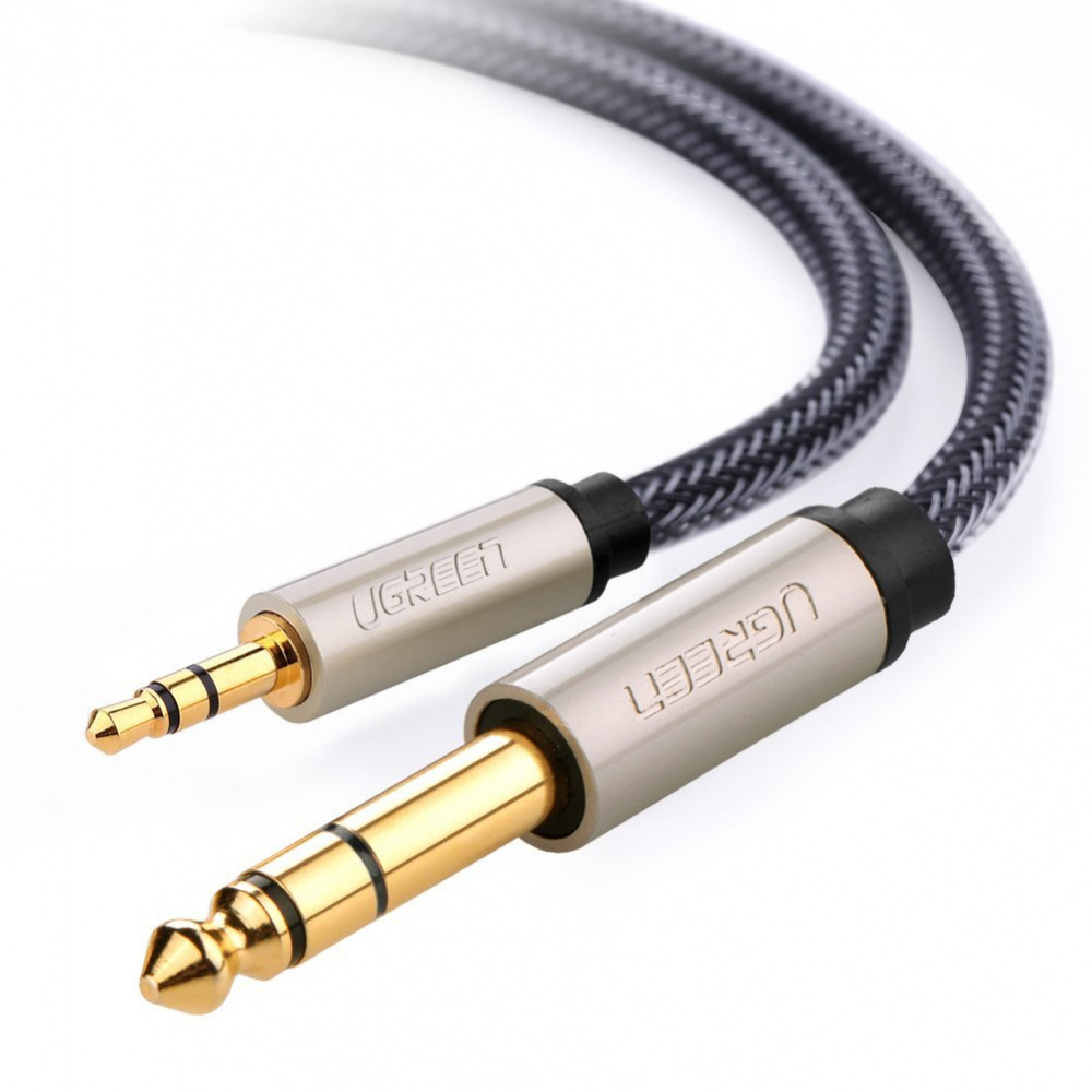 Cables de Audio / Video AUX | UGREEN 10625 — Cable AUX 2 x 6.35mm Macho - 3.5mm Macho, 1 Metro