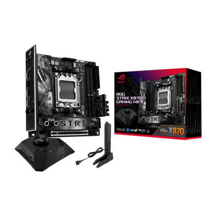 Tarjetas Madre | ASUS 90MB1IW0-MVAAY0 — Tarjeta Madre ROG STRIX X870-I GAMING WIFI, Mini-ITX, Socket AM5, AMD X870, 128GB DDR5, HDMI/DP para AMD