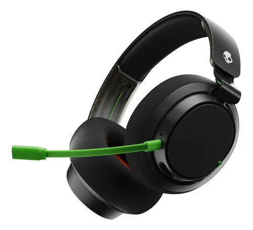 Audífonos | SKULLCANDY 810045689678 — Audífonos Gamer con Micrófono SLYR Pro, Bluetooth, Cancelación de Ruido, Inalámbrico, USB, para PlayStation/Xbox One/Nintendo Switch/PC/MAC/Smartphone, Negro/Verde