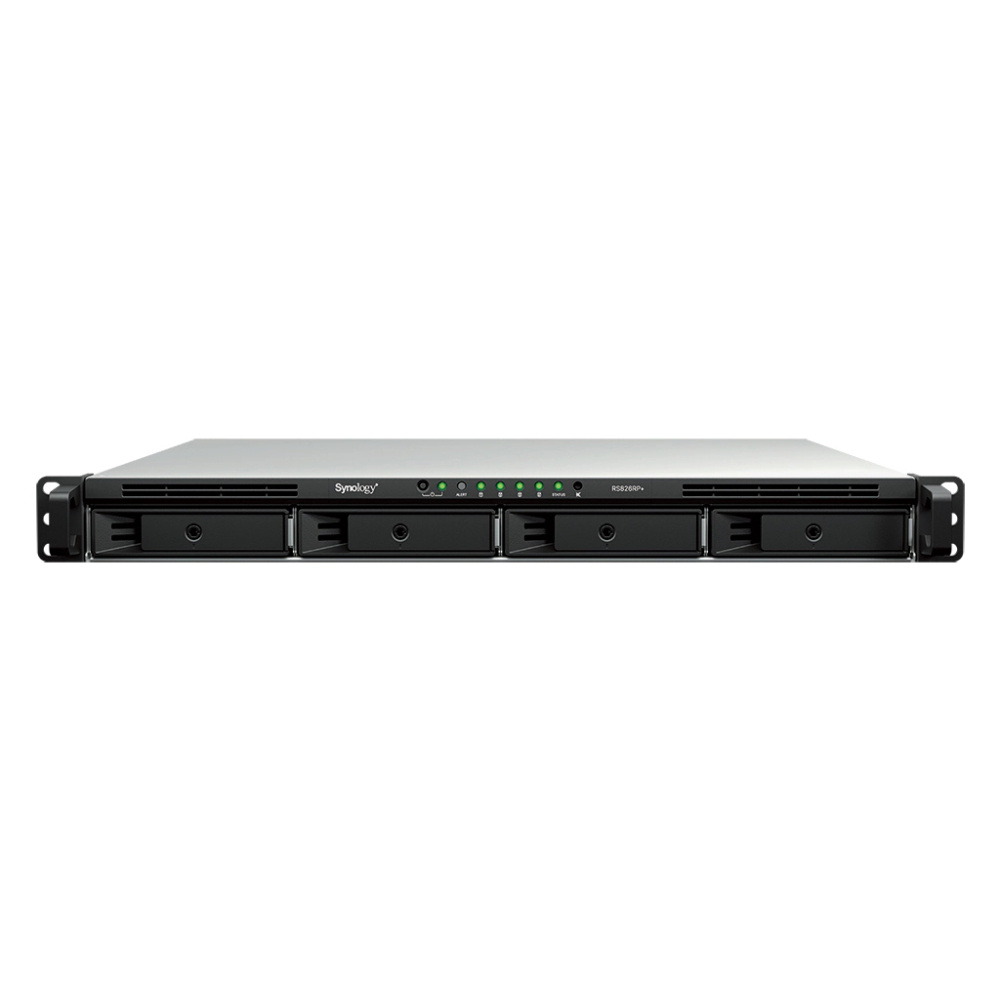 Servidores NAS | SYNOLOGY RS826RP+ — NAS, 4 Bahías, AMD Ryzen Embedded V1500B, 4GB RAM, SATA ― No Incluye Disco
