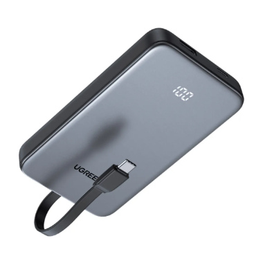 Cargadores Portátiles | UGREEN 75161B — Cargador Portátil Power Bank , 10.000mAh, Gris