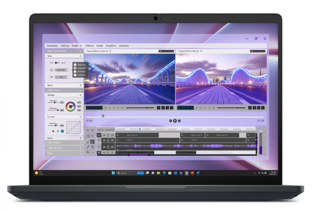 Laptops | DELL 3000197847767.5 — Laptop Pro Max, 16" 1920x1080 Full HD, Intel Core Ultra 7 265H, NVIDIA RTX PRO 1000 Blackwell, 32GB, 1TB SSD, Windows 11 Pro, Español