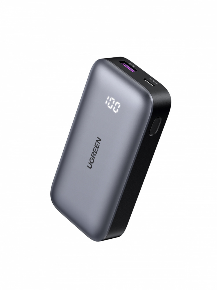 Cargadores Portátiles | UGREEN 25185 — Cargador Portátil Power Bank , 10.000mAh, Gris