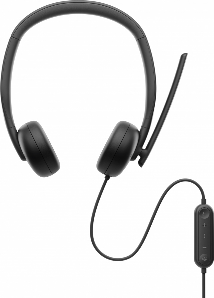 Audífonos | DELL 520-BBDS — Audífonos con Micrófono WH302, Alámbrico, 2 Metros, USB, Negro