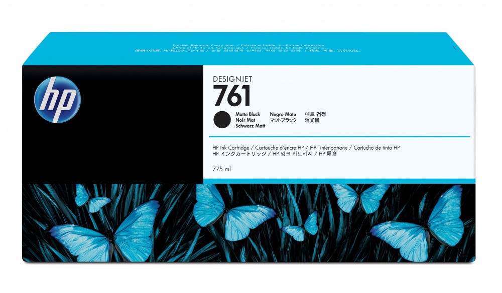 Cartuchos | HP CM997A — Cartucho 761 Negro Mate Original 775ml