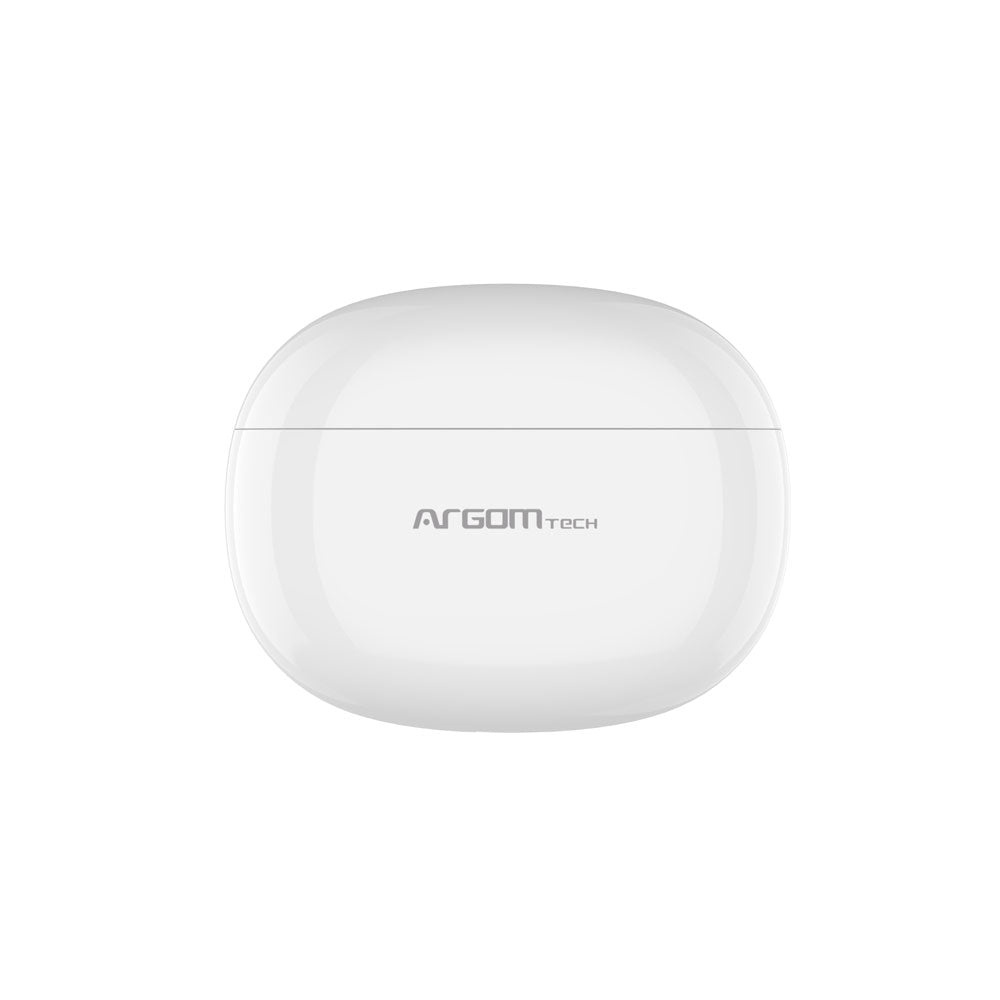 Audífonos Intrauriculares | ARGOMTECH ARG-HS-5055PK — Audífonos Intrauriculares con Micrófono SKEIPODS E55, Inalámbrico, Bluetooth, Blanco - Incluye Estuche Rosa