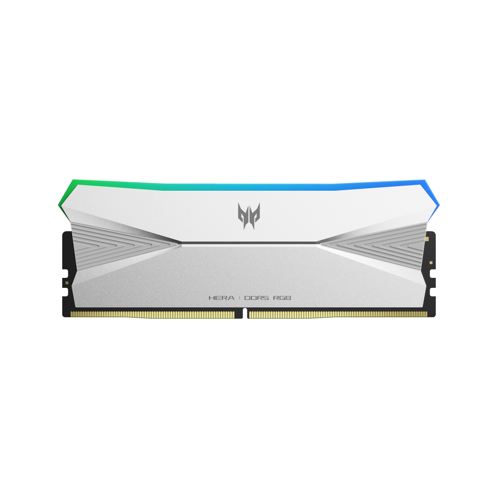 Memorias RAM para PC | ACER BL.9BWWR.473 — Kit Memoria RAM Predator Hera RGB DDR5, 6000MHz, 32GB - 2 x 16GB, CL26, EXPO, Plata