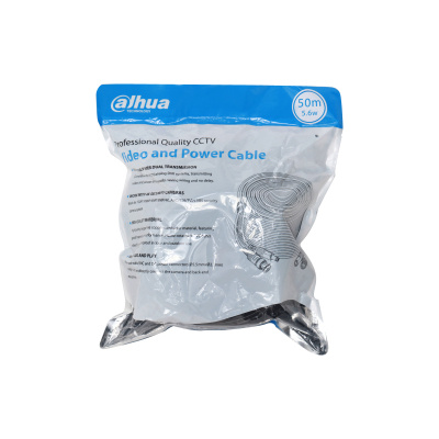 Bobinas de Cable Ethernet | DAHUA DH-PFM942I-50-5 — Bobina de Cable para CCTV, 50 Metros, Negro