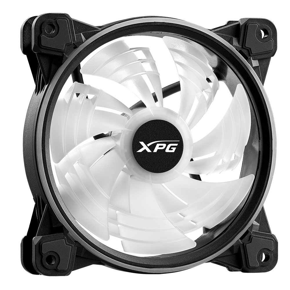 Ventiladores | XPG HURRICANE120ARGBPWM-BKCWW — Ventilador Hurricane 120mm ARGB PWM, 120mm, 2000RPM, ARGB, Negro/Blanco