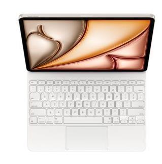 Fundas para iPad | APPLE MDFW4LL/A — Magic Keyboard para iPad Air 4/5 10.9”/iPad Air M2/iPad Pro 1ª/2ª/3ª/4ª Gen 13", Blanco