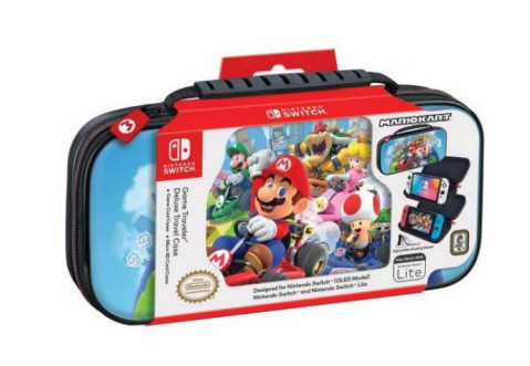 Accesorios para Nintendo Switch | HORI 663293112074 — Estuche para Nintendo Switch Mario Kart, Negro