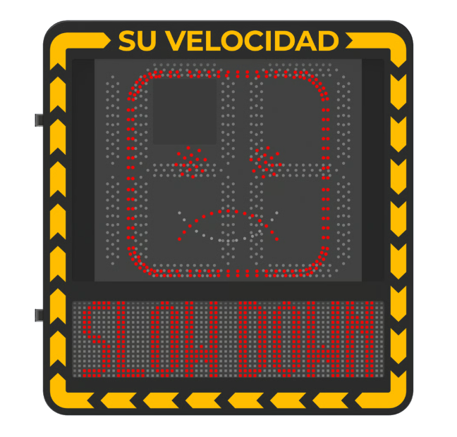 Semáforos y Señalización | HIKVISION YJP7681-188-RR — Pantalla de Velocidad , LED, Verde/Rojo