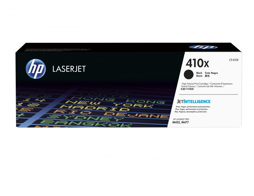 Tóner | HP CF410X — Tóner 410X Alto Rendimiento Negro, 6.500 Páginas