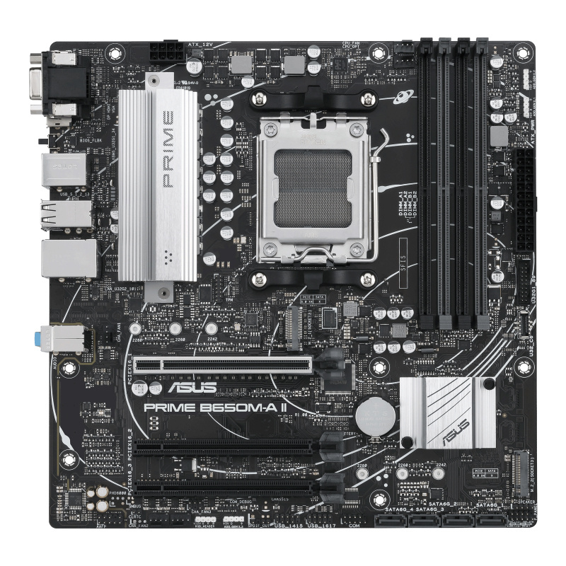 Tarjetas Madre | ASUS 90MB1EH0-M0EAY0 — Tarjeta Madre PRIME B650M-A II, Micro-ATX, Socket AM5, AMD B650, 192GB DDR5, HDMI/DP para AMD