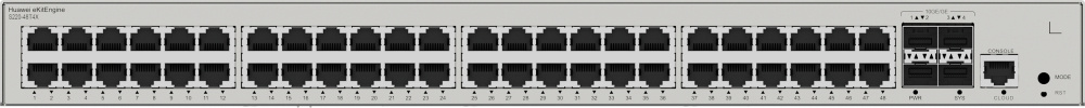 Switches | HUAWEI S220-48T4X — Switch Gigabit Ethernet , 48 Puertos RJ-45 10/100/1000 + 4 Puertos SFP+, 176 Gbit/s, 16.000 Entradas - Administrable