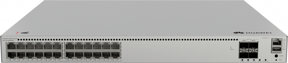 Switches | HUAWEI S310-24PN4X — Switch , 24 Puertos 2.5G Ethernet 100/1000/2500 24 x PoE 400W, 4 Puertos SFP+, 200 Gbit/s, 16000 Entradas, Administrado