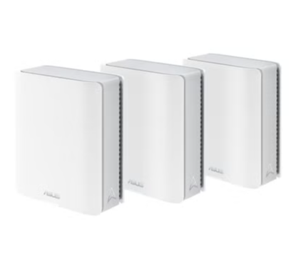 Router | ASUS BT6(W-3-PK — Router BT6 MU-MIMO Firewall, Wi-Fi 7, 3 x RJ-45 9400 Mbit/s WLAN, Alámbrico/Inalámbrico, Triple Banda 2.4/5/6 GHz, 7 Antenas Internas,3 Piezas