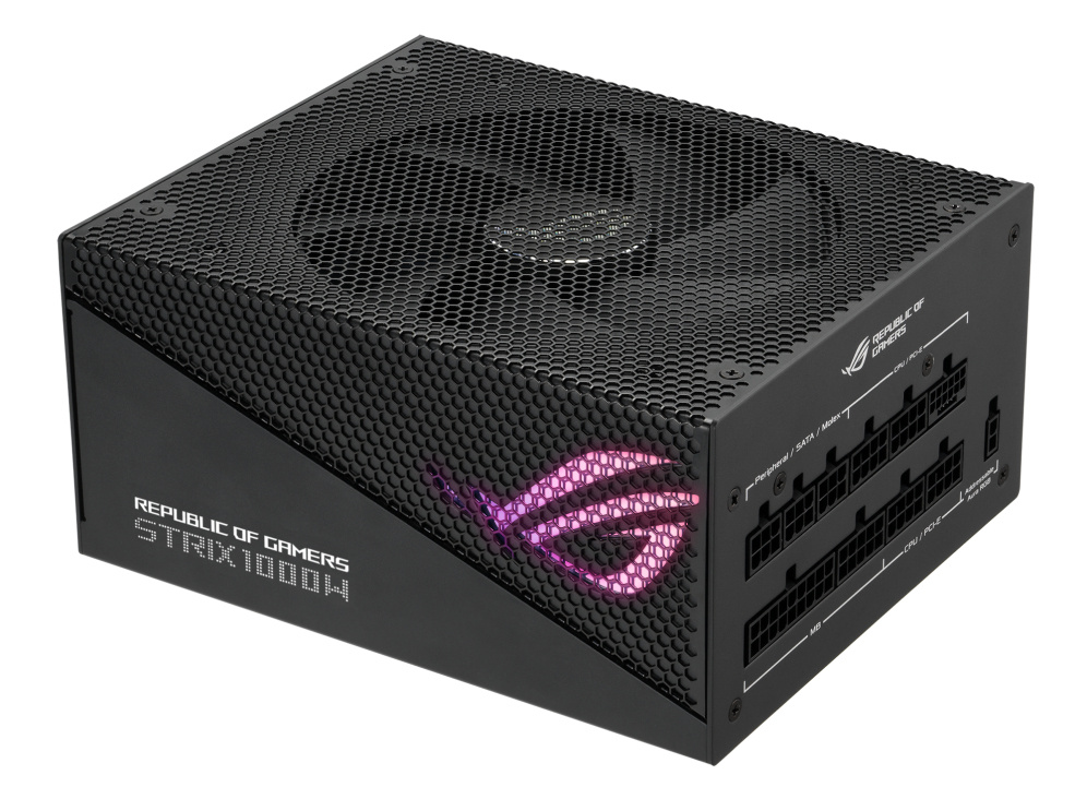 Fuentes de Poder para PC's | ASUS 90YE00P1-BVAA00 — Fuente de Poder ROG STRIX 1000W Gold Aura Edit 80 PLUS Gold ATX, Modular, 24-pin ATX, 120mm, 1000W