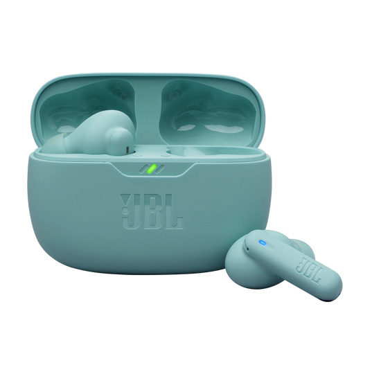 Audífonos Intrauriculares | JBL JBLVBEAM2BLUAM — Audífonos Intrauriculares con Micrófono Vibe Beam 2, Inalámbrico, Bluetooth, Cancelación de Ruido, Azul