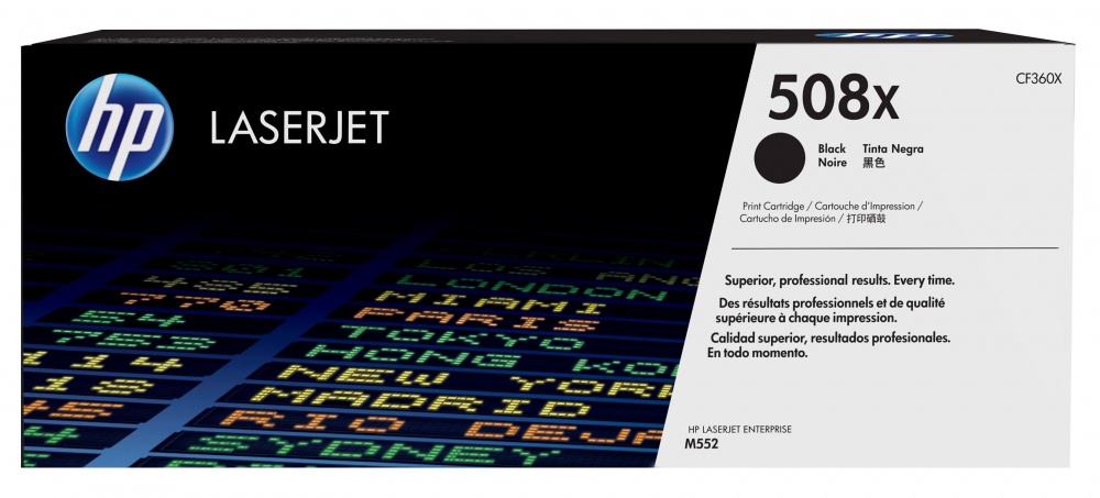 Tóner | HP CF360X — Tóner 508X Alto Rendimiento Negro, 12.500 Páginas