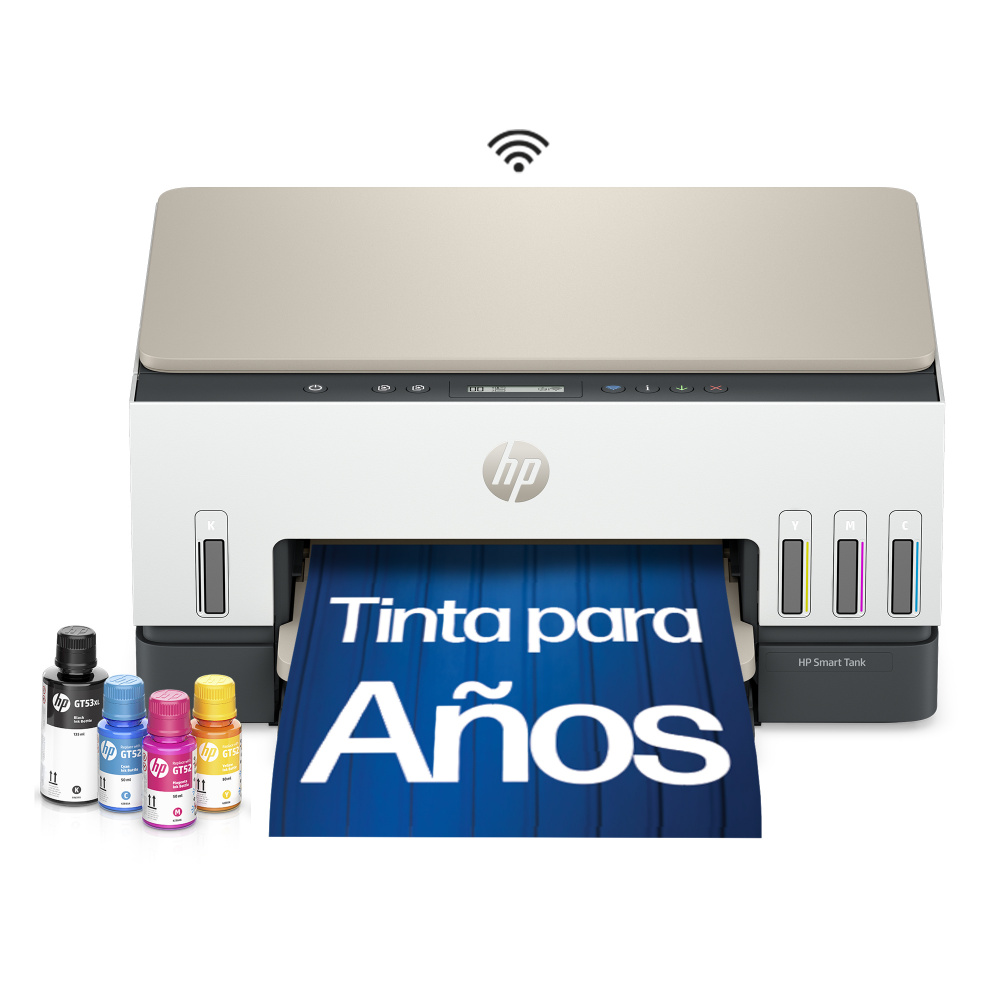 Multifuncionales | HP 30T64A — Multifuncional Smart Tank 712, Color, Inyección de Tinta, Tanque de Tinta, Impresión Dúplex Automática, Inalámbrico, Print/Copy/Scan