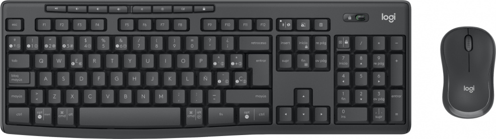 Kits de Teclado y Mouse | LOGITECH 920-012063 — Kit de Teclado y Mouse MK370 Combo for Business, Inalámbrico, USB, Negro (Español)