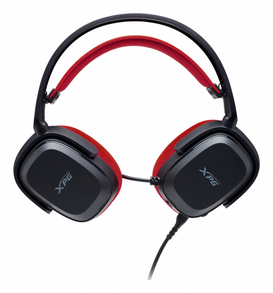 Audífonos | XPG PRECOG STUDIO-BK/RDCWW — Audífonos Gamer con Micrófono PRECOG STUDIO, Alámbrico, USB-C, para Smartphone/PC, Negro/Rojo