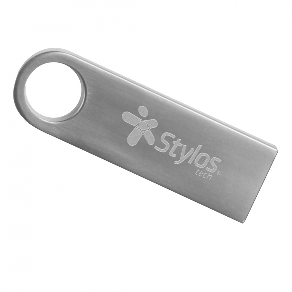 Memorias USB | STYLOS STMUSB3B — Memoria USB ST100, 32GB, USB 2.0, Plata