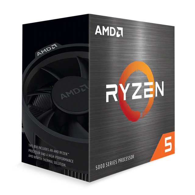 Procesadores para PC | AMD 100-100000065BOX — Procesador Ryzen 5 5600X, Socket AM4, 4.60GHz, 6 Núcleos, 32MB Caché - Incluye Disipador