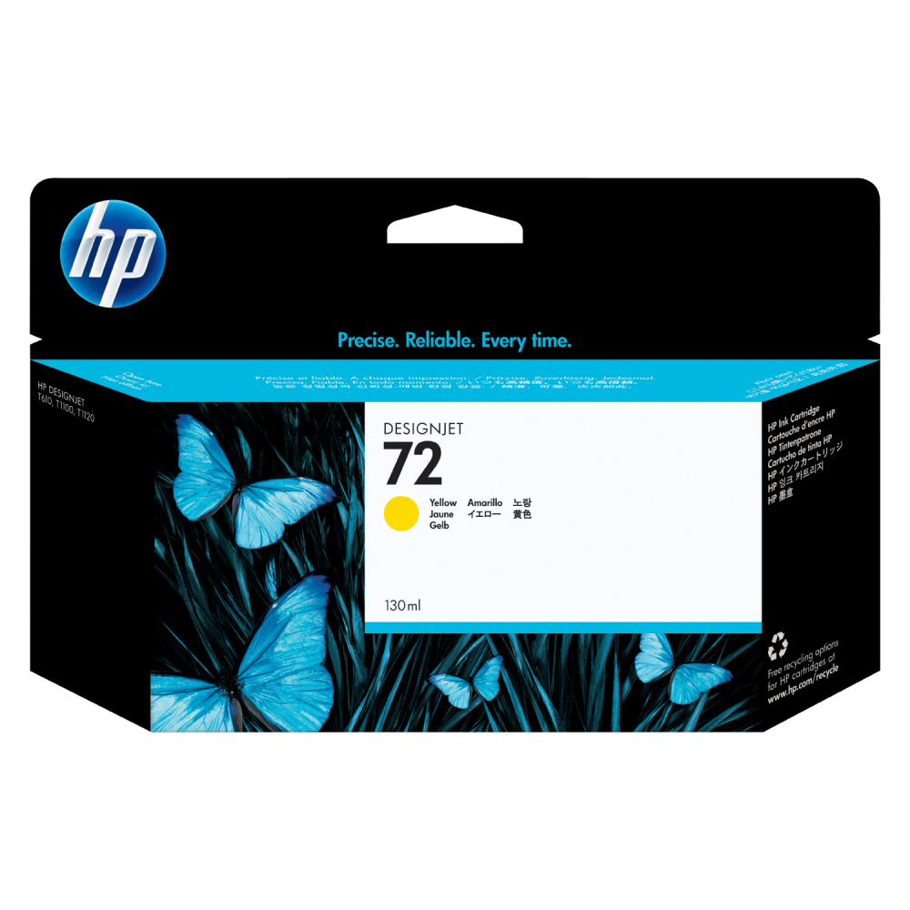 Cartuchos | HP C9373A — Cartucho 72 Amarillo Original 130ml