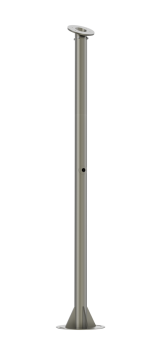 Brazos y Soportes | HIKVISION L1500-X800-R125(TCGX06) — Soporte de Poste para Cámara ANPR, hasta 15kg, Plata