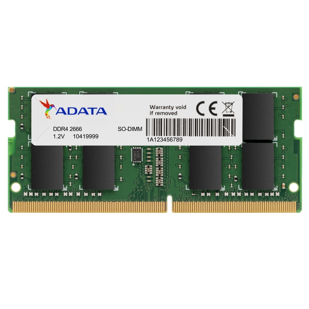 Memorias RAM para Laptop | ADATA AD4S26664G19-SGN — Memoria RAM para Laptop DDR4, 2666MHz, 4GB, Non-ECC, CL19, 260-pin SO-DIMM