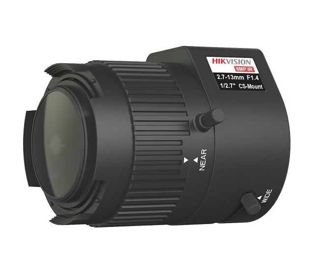 Objetivos Varifocales | HIKVISION TV2713D-6MPIR — Lente Varifocal , 2.7 - 13mm, 6 Megapíxeles, Ángulo 147.9°, Negro