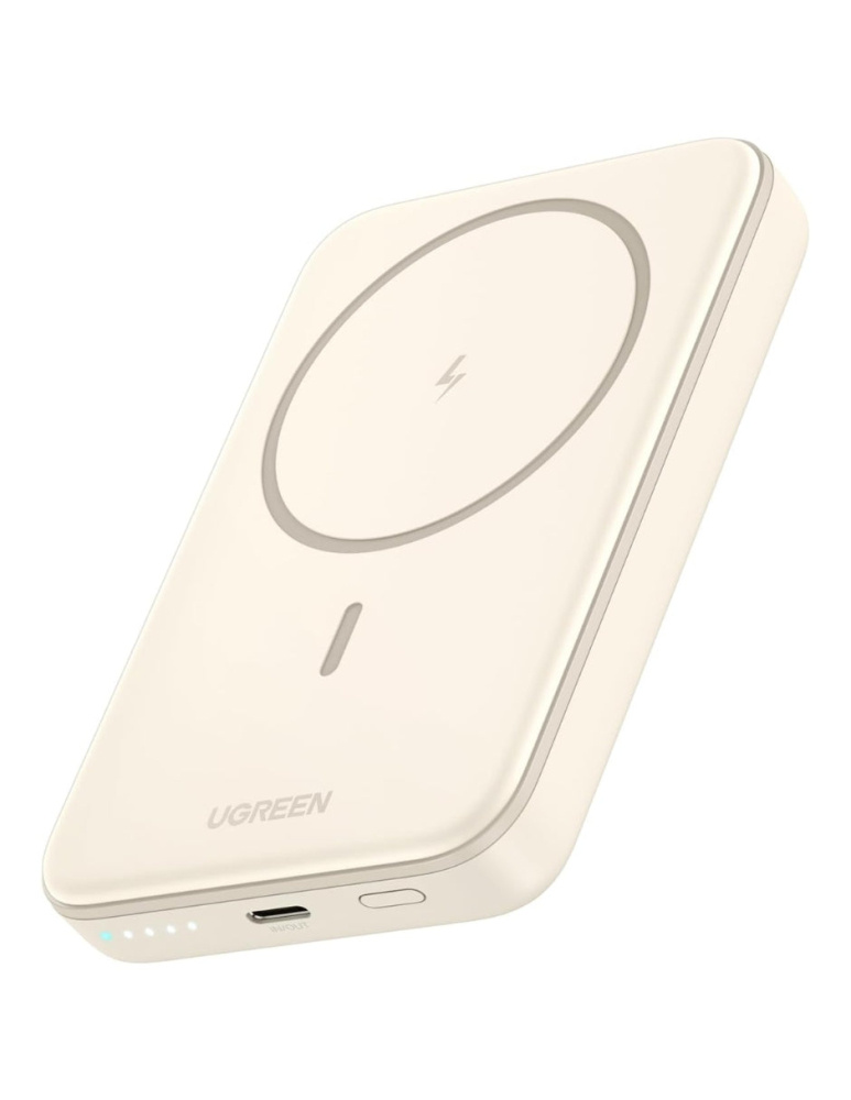 Cargadores Portátiles | UGREEN 6941876222087 — Cargador Portátil Power Bank MagSafe, 10.000mAh, Crema