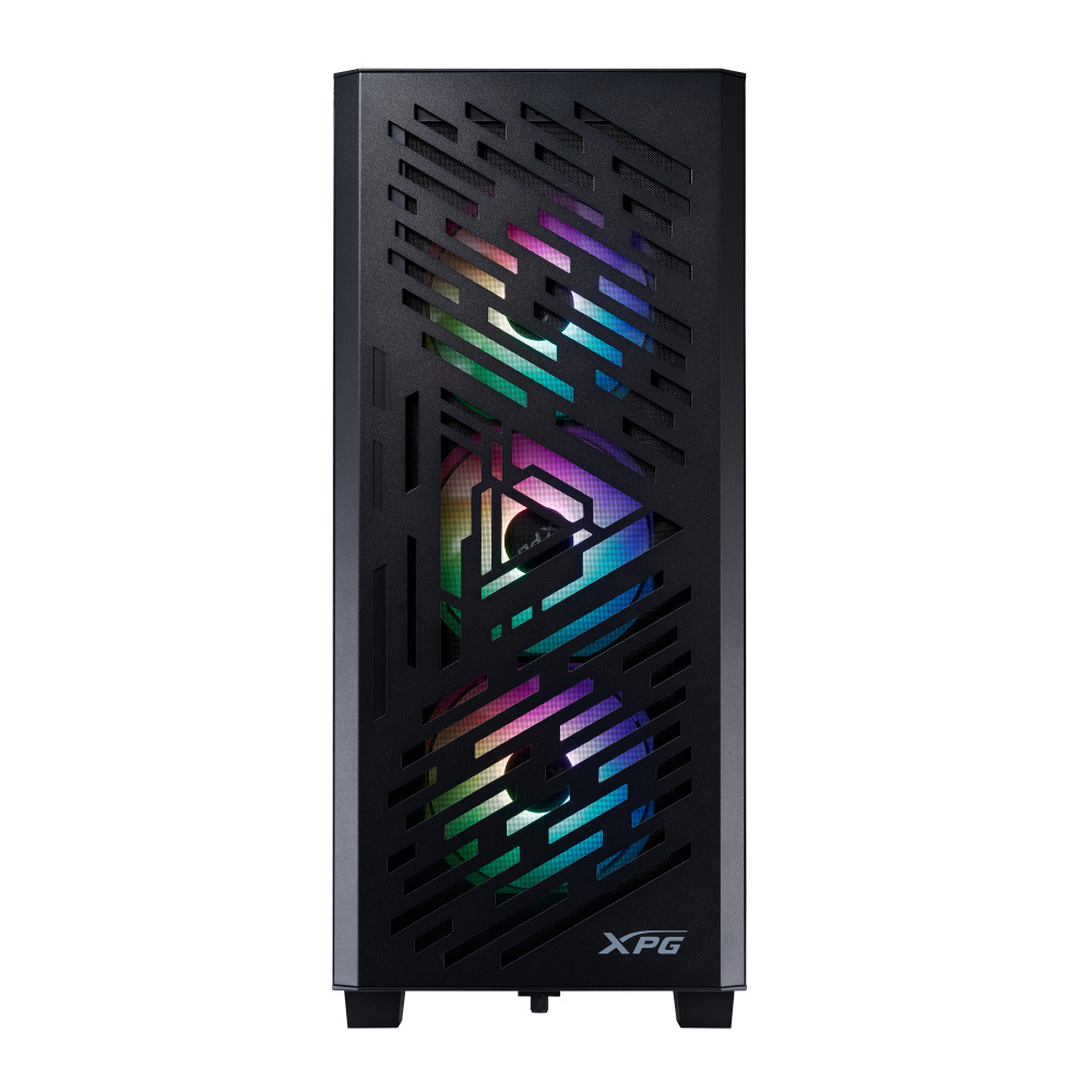 Gabinetes | XPG LANDER501CMTA-BKCWW — Gabinete Lander 501, Midi-Tower, ATX/EATX/Micro-ATX/Mini-ITX, USB 3.0, sin Fuente, 4 Ventiladores Instalados, Negro